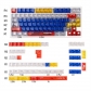 Gundam 104+36 PC UV Printing Keycaps Set Cherry Profile for MX Mechanical Gaming Keyboard